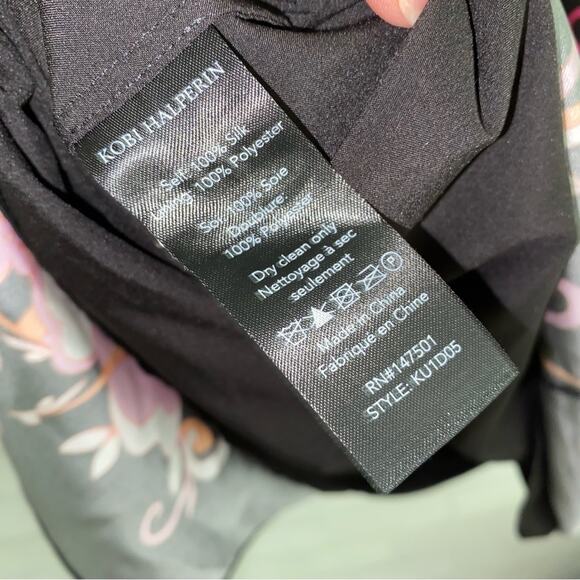 KOBI HALPERIN $498 Suzi Floral-Print Silk Dress sz Women's Small - Picture 12 of 14